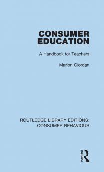 Consumer Education (RLE Consumer Behaviour)