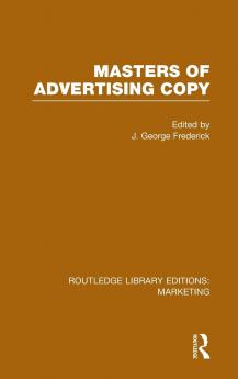 Masters of Advertising Copy (RLE Marketing)