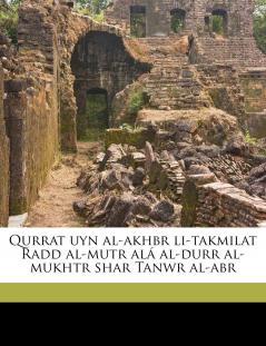 Qurrat uyn al-akhbr li-takmilat Radd al-mutr alá al-durr al-mukhtr shar Tanwr al-abr Volume 2