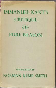 Immanuel Kant's Critique of Pure Reason...