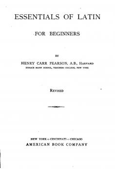 Essentials of Latin for Beginners Volume