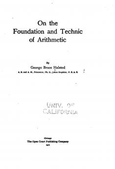 On the Foundation and Technic of Arithmetic Volume