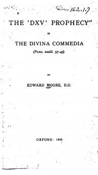 The 'dxv' Prophecy in the Divina Commedia (Purg. Xxxiii. 37-45)