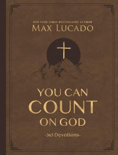 YOU CAN COUNT ON GOD LARGE TEXT LEATHERSOFT