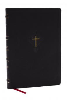 RSV2CE THINLINE LARGE PRINT CATHOLIC BIBLE BLACK LEATHERSO
