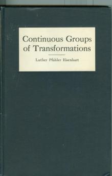 Continuous Groups Of Transformations