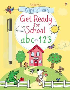 WIPE-CLEAN GET READY FOR SCHOOL ABC AND 123