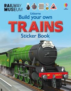 BUILD YOUR OWN TRAINS STICKER BOOK