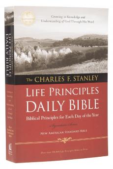 NASB The Charles F. Stanley Life Principles Daily Bible Pa