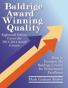 Baldrige Award Winning Quality