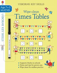 Key Skills Wipe-Clean: Times Tables 7-8