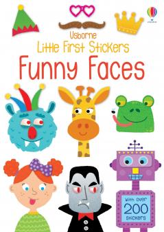 LITTLE FIRST STICKERS FUNNY FACES