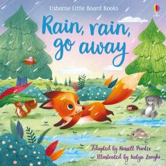 USBORNE LITLLE BOARD BOOKS RAIN RAIN GO AWAY