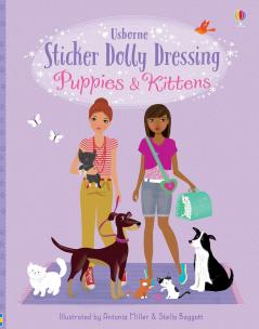 Sticker Dolly Dressing: Puppies and Kittens