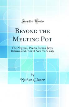 Beyond the Melting Pot: The Negroes Puerto Ricans Jews Italians and Irish of New York City (Classic Reprint)