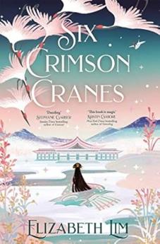 SIX CRIMSON CRANES
