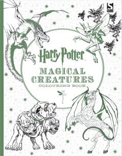 HARRY POTTER MAGICAL CREATURES COLOURING BOOK