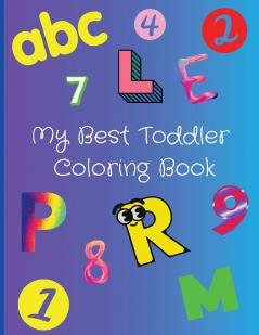 My Best Toddler Coloring Book