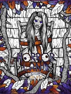 Adult Coloring Book Horror Land: Asylum (Book 6)