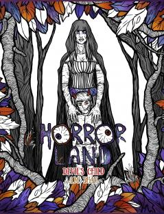 Adult Coloring Book Horror Land: Devil's Child (Book 7)