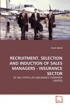 RECRUITMENT SELECTION AND INDUCTION OF SALES MANAGERS - INSURANCE SECTOR