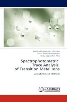 Spectrophotometric   Trace Analysis   of Transition Metal Ions