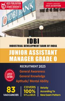 IDBI JUNIOR ASSISTANT MANAGER GRADE O