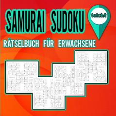 Samurai Sudoku Ratselbuch fur Erwachsene leicht: Rätselbuch zur Formung des Gehirns / Aktivitätsbuch für Erwachsene / Einfache Samurai-Sudoku-Rätsel