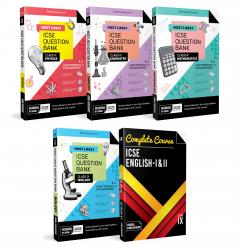 Gurukul by Oswal Most Likely ICSE Question Bank Class 9 Bundles (Set of 5) : Physics Chemistry Maths Biology & English I & II for Exam 2025