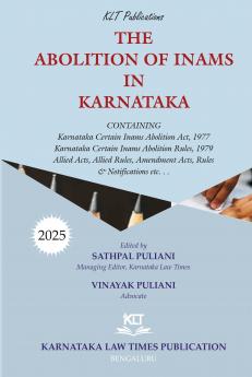 THE ABOLITION OF INAMS IN KARNATAKA
