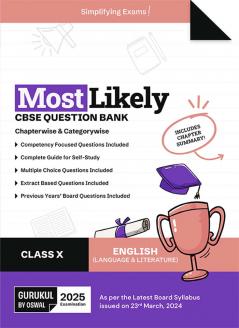 Gurukul By Oswal English (Language & Literature) Most Likely Question Bank : CBSE Class 10 for 2025 Exam