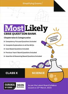Gurukul By Oswal Science Most Likely Question Bank : CBSE Class 10 for 2025 Exam