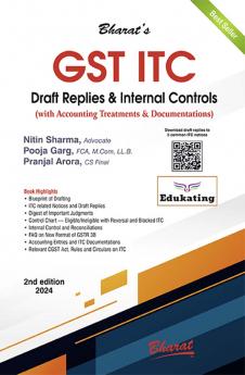 GST ITC Draft Replies & Internal Controls