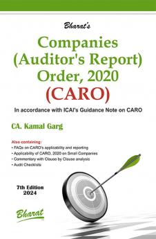 COMPANIES (AUDITOR’S REPORT) ORDER 2020 (CARO)