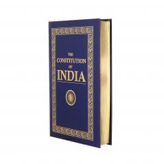 The  Constitution of India (Deluxe Hardbound Edition) by Insight Publishing with Gold Foiled Cover Gold Gilding Book Mark Ribbon incorporating all amendments at relevant Articles Landmark Judgements & Covering latest Constitution 106th Amendment Act