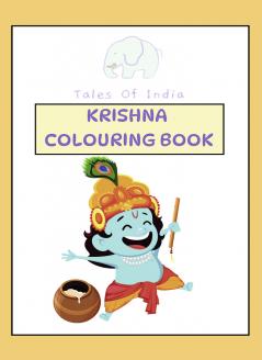 Krishna Coloring Book with Bhagavad Gita Shloka Gift for Children for painting drawing - 3 to 10 years old