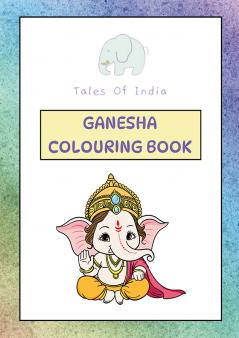 Ganesha Coloring Book with Shloka Gift for Children for painting drawing - 3 to 10 years old