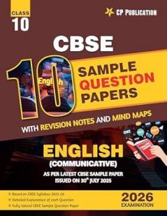 CBSE 10 Sample Question Papers Class 10 English Communicative for 2026 Board Exam