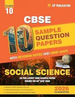 CBSE 10 Sample Question Papers Class 10 Social Science for 2026 Board Exam