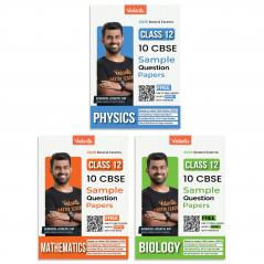 Vedantu CBSE Class 12 PCB Sample Question Papers 2026 Exam Combo (Physics Chemistry & Biology) | 30 Solved Sample Papers | Based on Latest CBSE Pattern | By Shimon Joseph