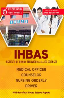 IHBAS - Medical Officer Counselor Nursing Orderly and Driver Recruitment