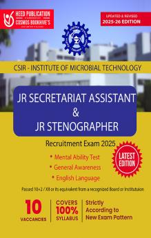 CSIR - IMTECH - Jr Secretariat Assistant & Jr Stenographer
