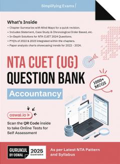 Gurukul by Oswal NTA CUET Accountancy Question Bank For Exam 2025