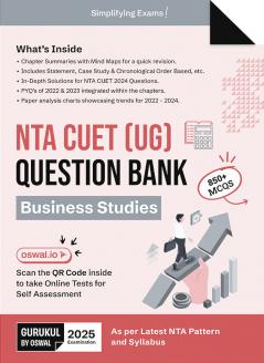 Gurukul by Oswal NTA CUET Business Studies Question Bank For Exam 2025