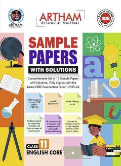 Set of 15 Sample Question Papers with Solutions – Class 11 English Core