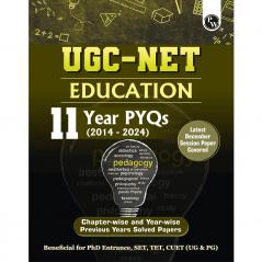 PW UGC-NET Education PYQ 11 Years (2014-2024)|Latest December Session Paper Covered|Chapterwise and Yearwise Previous Year Solved Papers For Phd Entrance SET GATE CUET UG & PG