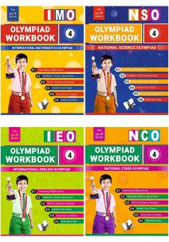 Olympiad Workbook Value Pack Calss 4 (4 Book Set)