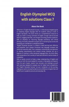 English Olympiad MCQ With Solutions Class 8