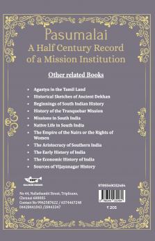 Pasumalai A Half Century Record of a Mission Institution