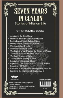 Seven years in ceylon Stories of mission life